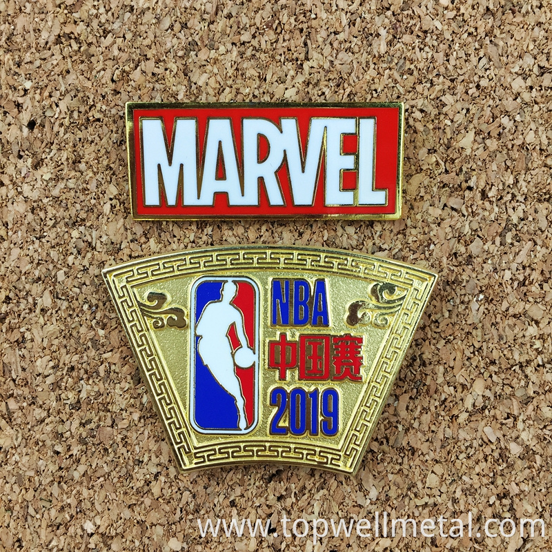 hard enamel brooch